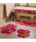 Bonnie and Neil | Long Bath Mat | Pansy Pink
